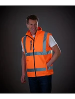 Yoko HV 006 Hi-Vis softshellová vesta 79.V006 hi vis orange