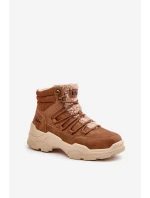 Zateplené Dámské Trekové Boty Lee Cooper LCJ-24-03-3061L Hnědé Zateplené Dámské Trekové Boty Lee Cooper LCJ-24-03-3061L Hnědé