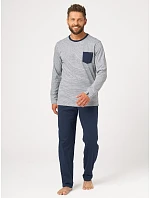 Pyžamo Key MNS 363 B26 dlouhé rukávy, velikosti M–2XL Pyžamo Key MNS 363 B26 dlouhé rukávy, velikosti M–2XL