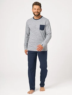 Pyžamo Key MNS 363 B26 dlouhé rukávy, velikosti M–2XL