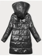 Černo-khaki hrubší oboustranná dámská zimní bunda (V768g) Černo-khaki hrubší oboustranná dámská zimní bunda (V768g)