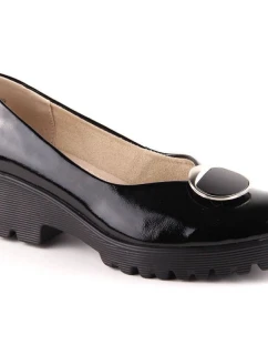 Dámské lakované polobotky se zdobením Filippo DP4569