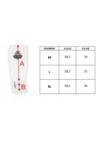 Pružné chrániče holenní kosti M - Shinrage White