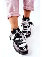 Sportovní Tenisky Černé A Stříbrné Dexla