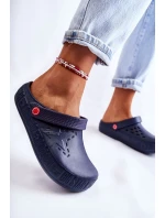 Dámské světlé pantofle Big Star II275002 námořnická modrá Dámské světlé pantofle Big Star II275002 námořnická modrá