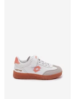 Dětské tenisky na suchý zip LOTTO VINTAL MF 2600252K Bílomodré-Oranžové