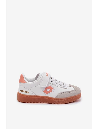 Dětské tenisky na suchý zip LOTTO VINTAL MF 2600252K Bílomodré-Oranžové