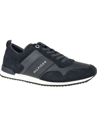 Pánská sportovní obuv Maxwell 11C1 M FM0FM00924-403 Tmavě modrá s bílou - Tommy Hilfiger Pánská sportovní obuv Maxwell 11C1 M FM0FM00924-403 Tmavě modrá s bílou - Tommy Hilfiger