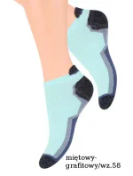 Dámské kotníkové ponožky Steven art.050 Dámské kotníkové ponožky Steven art.050