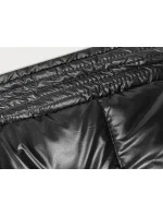 Černo-béžová hrubší oboustranná dámská zimní bunda (V768g) Černo-béžová hrubší oboustranná dámská zimní bunda (V768g)