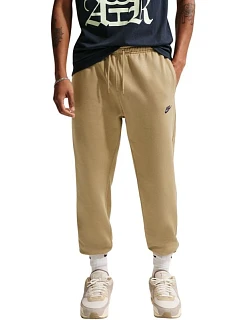 Pánské kalhoty Nike Club BB Jogger, béžové, FN3787 298, 2XL