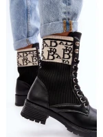 Dámské pracovní boty s ponožkou černou Hakina