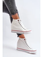 Dámské tenisky na podpatku Cross Jeans NN2R4004 bílé