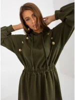 Dámské šaty RV SK 8336 khaki Dámské šaty RV SK 8336 khaki