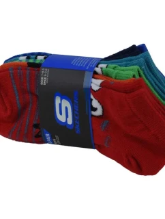 Skechers 6ks chlapeckých nefroté ponožek s nízkým střihem S115172-RDMT Vícebarevné 31-34