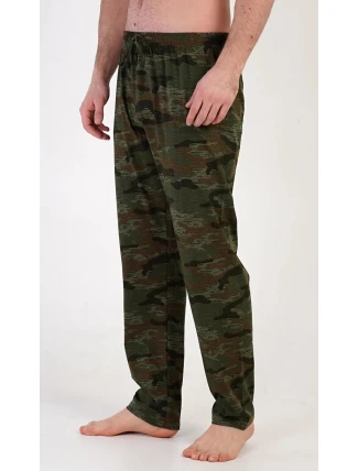 Pánské pyžamo kalhoty Army 4102 khaki - Gazzaz Pánské pyžamo kalhoty Army 4102 khaki - Gazzaz