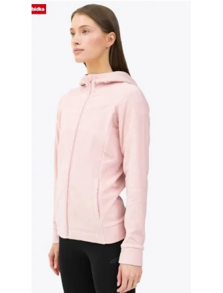 Dámská mikina W NOSH4-PLD352 20S růžová - 4F Dámská mikina W NOSH4-PLD352 20S růžová - 4F
