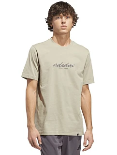 Pánské tričko adidas Color Connect Graphic T-shirt beige KE1315 pánské