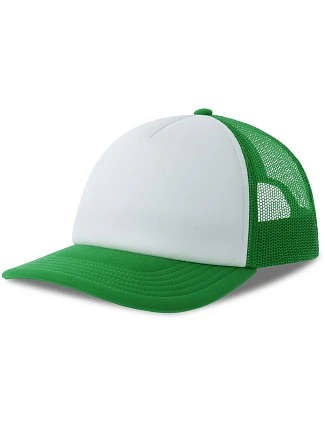 Atlantis Headwear Kid Rapper-S 5 panelová Trucker kšiltovka 33.0295 white/green