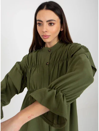 Dámská košile TW KS BI 2021745.13X khaki - FPrice