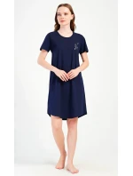 Dámská noční košile s krátkým rukávem Motýlek
