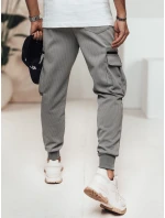 FashionStreet pánské šedé kalhoty UX4472 FashionStreet pánské šedé kalhoty UX4472