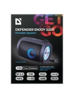 DEFENDER SPEAKER ENJOY S200 5W LIGHT/BT/FM/USB/TF 65200
