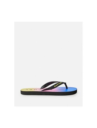 Plážové žabky RIP CURL Lazed Fade Bloom Open Toe – tyrkysové