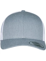 Flexfit 6606/6606T 6 panelová vintage kšiltovka "Trucker" 55.6606 heather grey/white Flexfit 6606/6606T 6 panelová vintage kšiltovka "Trucker" 55.6606 heather grey/white