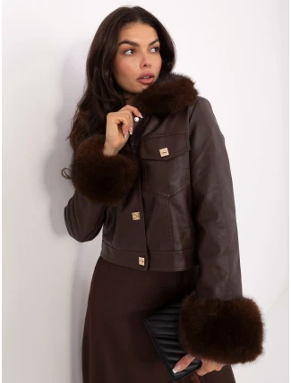 Bunda MBM KR PU25 017.97P hnědá