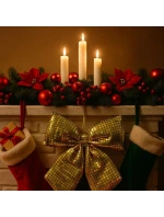 ZLATÁ DEKORATIVNÍ KARTA 30x34 cm MICA