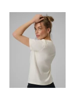 Dámské volné tričko s potiskem 4F 4FRAW25TTSHF3409-12S