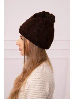 Dámská čepice Klarysa K393 hnědá