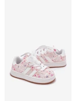 Lesklé Dětské Sportovní Boty Srdíčka Růžové Tessina