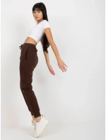 Dámské kalhoty TW SP 2003 kalhoty.02 tmavě hnědá - FPrice