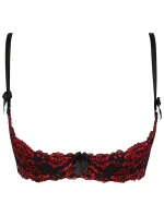 Podprsenka V-10011 černá/červená - Axami