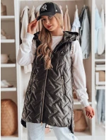 Dámská přechodná prošívaná vesta GRANDI černá FashionStreet TY4883