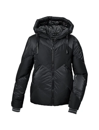 Killtec dámská lyžařská bunda KSW 100 s kapucí zimní prošívaná černá (42036/200)