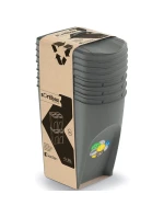 Odpadkové koše 35 l SORTIBOX SET4 PACKY ŠEDÉHO KAMENE dětské Odpadkové koše 35 l SORTIBOX SET4 PACKY ŠEDÉHO KAMENE dětské