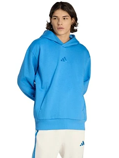Pánská mikina adidas ALL SZN Fleece Hoodie blue KC3182 pánské barvy