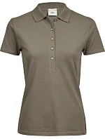 Tee Jays TJ 145 Dámské luxusní těžké strečové piqué polo 18.0145 clay