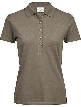 Tee Jays TJ 145 Dámské luxusní těžké strečové piqué polo 18.0145 clay