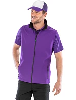 Result R 232M Pánská 2-vrstvá softshell vesta "Printable" 30.232M vivid green/black
