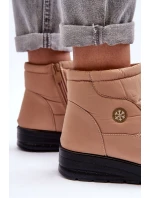 Dámské zimní sněhule v barvě bežové Helis Dámské zimní sněhule v barvě bežové Helis