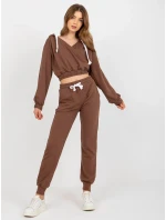 Dámská souprava EM KMPL 747.06P hnědá - FPrice Dámská souprava EM KMPL 747.06P hnědá - FPrice