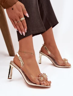 Sandály na podpatku model 225140 Step in style
