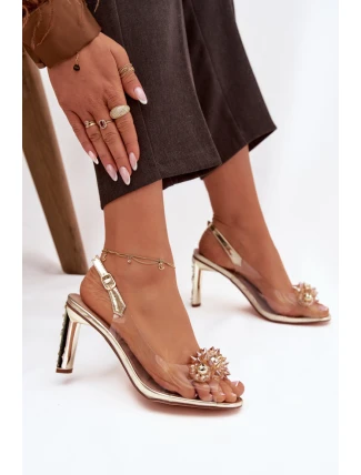 Sandály na podpatku  model 225140 Step in style