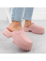 Dřeváky na pevné podrážce Big Star W NN274020 INT2083C