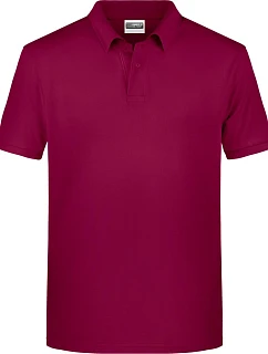 Daiber 8010 Pánské piqué polo z bio bavlny 02.8010 wine