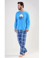 Pánské pyžamo dlouhé Sleep well Pánské pyžamo dlouhé Sleep well